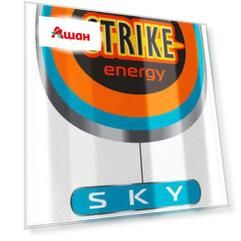 Напиток энергетический TEN STRIKE sky, 450 мл