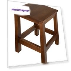 Табурет KETT-UP HARD LOFT , деревянный, темный орех