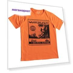 Детская футболка Temple Of The Dog Quiksilver цв.оранжевый р.140