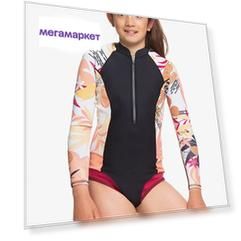 Детский гидрокостюм с длинным рукавом и молнией на груди 1mm POP Surf Roxy р.170