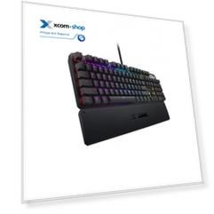 Клавиатура ASUS TUF Gaming K3 90MP01Q0-BKRA00 чёрная Kaihua RED switch, подставка под запястья, RGB, USB