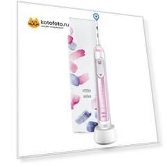 Зубная щетка электрическая Oral-B Genius X Special Edition белый/розовый