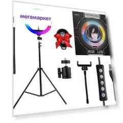 Кольцевая лампа Samion RGB, 26 см, Black