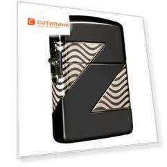 Зажигалка Zippo Armor 49194 латунь/сталь черный