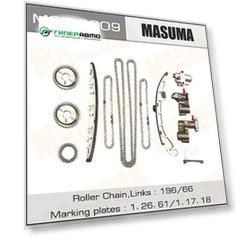 Комплект для замены цепи ГРМ MASUMA MGR-2009 для двигателей VQ23, VQ25, VQ35
