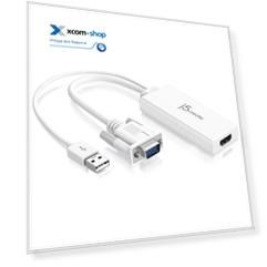 Адаптер j5create JDA214 VGA to HDMI Video Audio