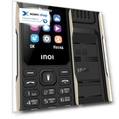 Мобильный телефон INOI 106Z black 1.8" 1650mAh металл. вставки, защищенный дизайн  2 SIM