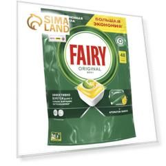 Капсулы для посудомоечных машин Fairy All in One «Лимон», 48 шт.