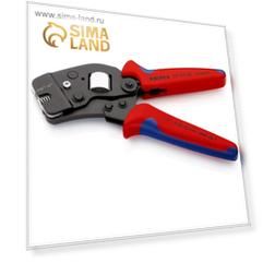 Инструмент для опрессовки контактных гильз KNIPEX KN-975308, 190 мм, 0.08-10 мм2
