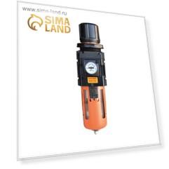 Фильтр-масловлагоотделитель WIEDERKRAFT WDK-7730, регулятор, манометр, 3/8", до 10 бар.