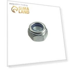 Гайки самоконтрящиеся M6 DIN 985, оцинкованные, 200 шт.