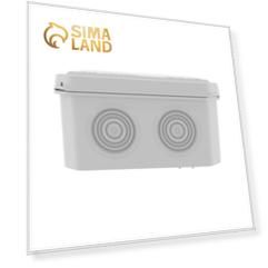 Коробка распределительная DKC 53800, 100х100х50, 6 выводов, d=25мм, IP55