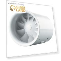 Вентилятор вытяжной BLAUBERG Ducto Plus 100, d=100, 220-240 В, малошумный, 25 Дб, белый