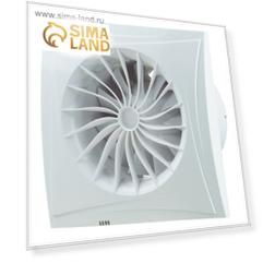 Вентилятор вытяжной BLAUBERG Sileo 125 S, d=125, 230 В, малошумный, 32 Дб, белый