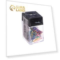 Диспенсер для скрепок GLOBUS, магнитный (скрепки цветные: 50 шт., 28 мм)