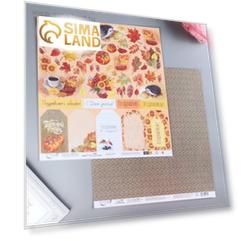 Набор бумаги для скрапбукинга "Сны листопада" 190 г/кв.м  30.5 x 30.5 см  7 шт