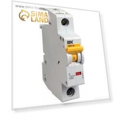 Выключатель авт. мод. IEK MVA31-1-025-C, 1п, C, 25А, ВА47-60, 6кА