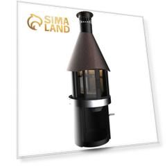Гриль камин Grillux Suomi Grill Fireplace, 280х103х100 см, сталь 2мм, шамот, термокраска, жаропрочно