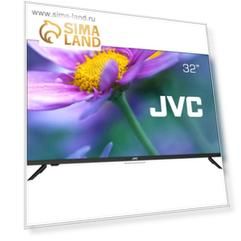 Телевизор JVC LT-32M595S, 32", 720p, DVB-T2/С, 3xHDMI, 2xUSB, SmartTV, чёрный