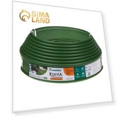 Лента бордюрная, 0.11 × 10 м, толщина 1 мм, пластиковая, оливковая, KANTA