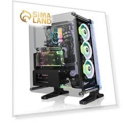 Корпус Thermaltake DistroCase 350P, без БП, ATX, Midi-Tower, черный