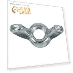 Гайка Steelrex, барашковая, DIN315, оцинкованная, М5, 500 шт