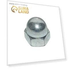 Гайка Steelrex, колпачковая, DIN1587, оцинкованная, М12, 100 шт