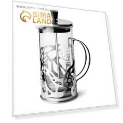 Поршневой чайник Apollo Genio Cite Silver, 350 мл
