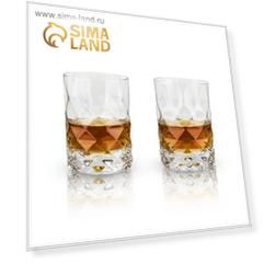 Набор бокалов для виски Gem Crystal 280 мл, 2 шт