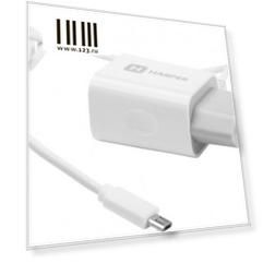 Сетевое зарядное устройство Harper WCH-5113 microUSB 2.1A белый H00002146