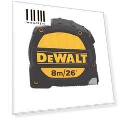 Рулетка DeWalt DWHT0-33991 8мx25мм