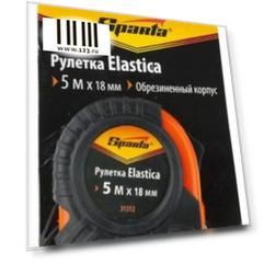 Рулетка SPARTA 31312  elastica 5 мх18мм обрезиненный корпус