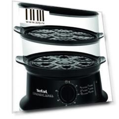 Пароварка Tefal VC1401 черный 900 Вт 6 л