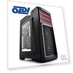 Корпус Deepcool KENDOMEN RD , ATX, без БП, черно-красный, боковое окно, 1x USB 3.0, 2x USB 2.0, 5х 12см вентиляторов, реобас.