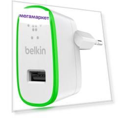 Сетевое зарядное устройство Belkin F8J040vfWHT, 1xUSB, 2,4 A, white