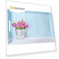 Поднос Kesper Тюльпаны 50x35x4,5см
