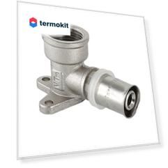 Пресс-фитинг угольник с креплением Valtec 20 х 1/2"