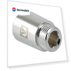 Valtec Фитинг резьбовой удлинитель хромированный ВН 3/4" x 30 мм