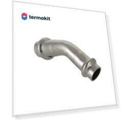 Пресс-угольник из нержавеющей стали Valtec 45° 35 мм