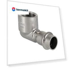 Пресс-угольник из нержавеющей стали Valtec 90° ВР 28 мм х 3/4"
