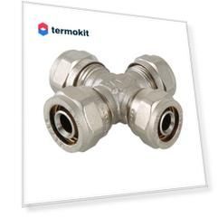 Фитинг обжимной крестовина Valtec 20 x 16 x 20 x 16