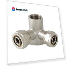 Водорозетка обжимная проходная Valtec 20 x 1/2"