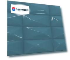 Керамическая плитка Ibero Perlage Claire Turquoise настенная 25х75