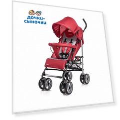 Коляска-трость BabyCare Dila, цвет: красный