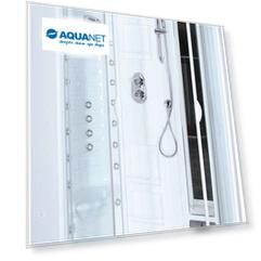 Душевая кабина System Pool Quebec Plus 122x76 с паром, белая