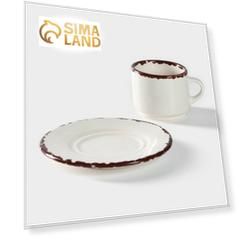 Чайная пара Antica perla, чашка 200 мл, блюдце d=15,5 см