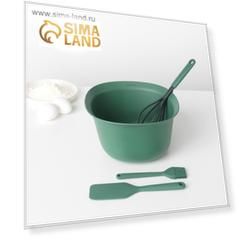 Лопатка-скребок Brabantia Tasty+, цвет тёмно-зелёный, 22.5