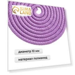 Скакалка гимнастическая утяжелённая Grace Dance, с люрексом, 3 м, 180 г, цвет сиреневый/серебристый