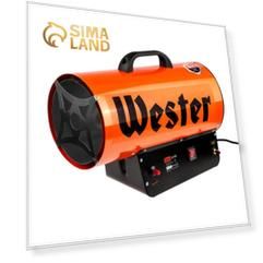 Тепловая пушка WESTER TG-35000, газовая, 35 кВт, 700 м3/ч, 2.18 кг/ч, 315 м2