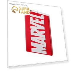 Внешний аккумулятор Red Line J01, 4000 мАч, металл, Marvel №50, розовое золото